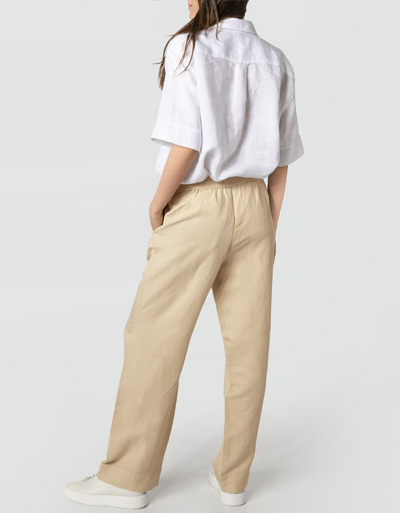 Gant Hose im Leinen-Viskose Mix Discount Store für neue Produkte