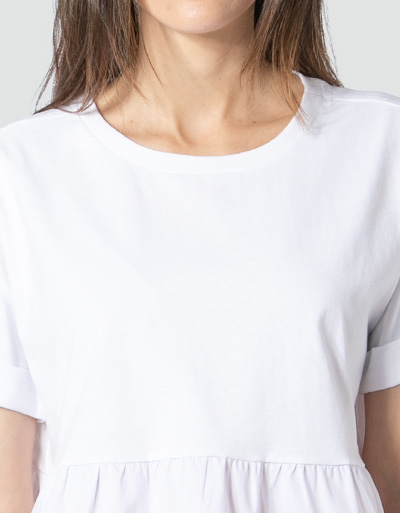 TWIN-SET Blusenshirt im Material Mix Begrenzt auf 3 Tage