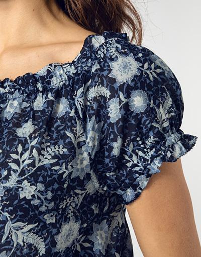 Pepe Jeans Bluse mit Rüschen Schlussverkauf