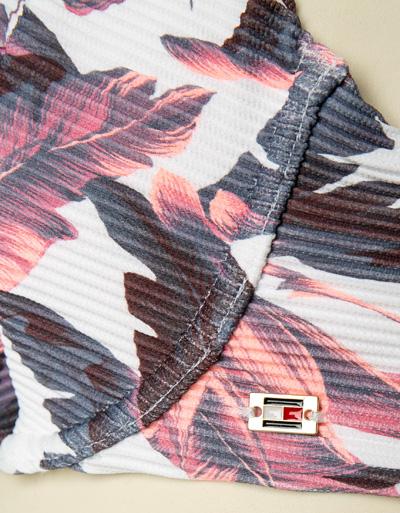Tommy Hilfiger Balconette Top mit Tropen Print Fabrikpreis