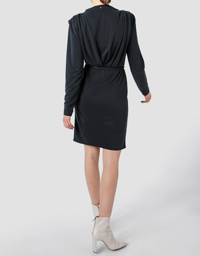 Freebird Jerseykleid mit Drapierungen Saisonschlussverkauf