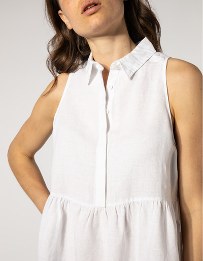 Replay Kleid aus reinem Leinen Letzte 2 Tage