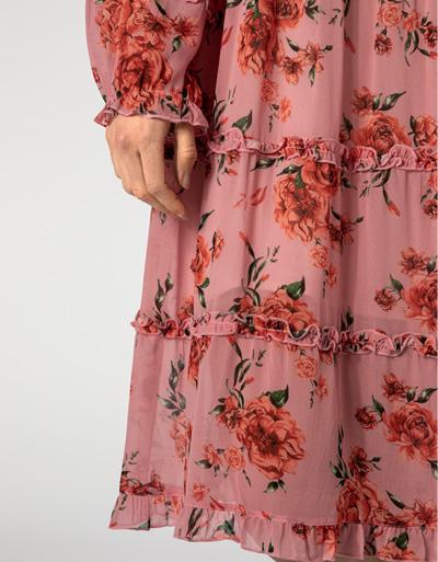 Replay Kleid im floralen Dessin Bis zu 60% Rabatt
