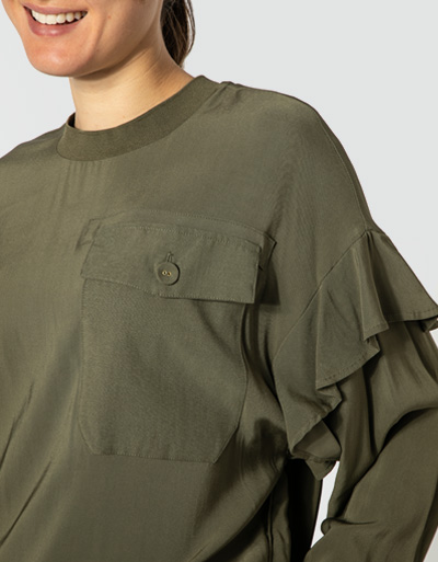 TWIN-SET Blusenshirt in italienischer Größe Kostenloser Versand international