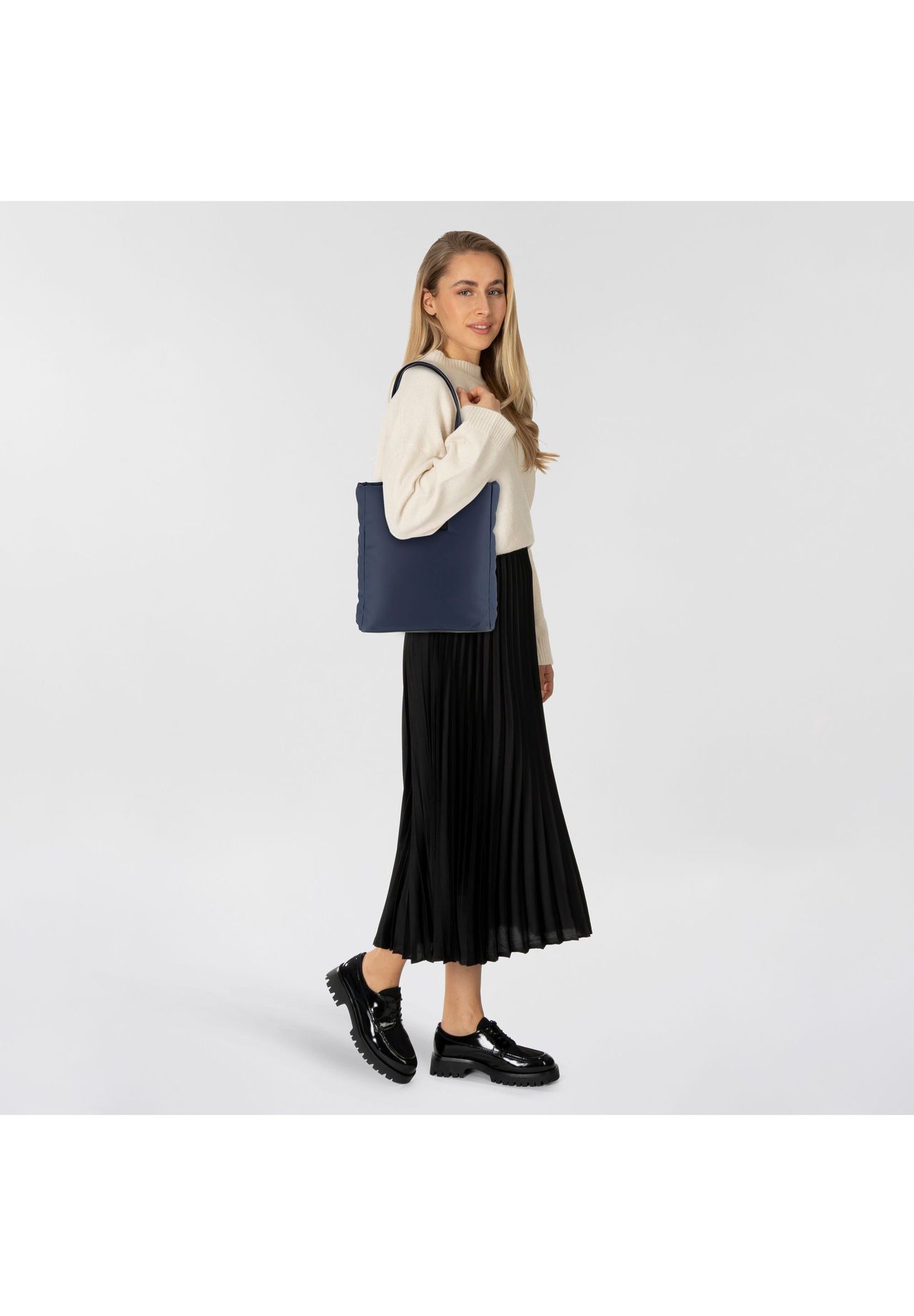 DENIM TOM TAILOR PATTI Shopper Reißverschluss Logo-Patch für Damen Angebote