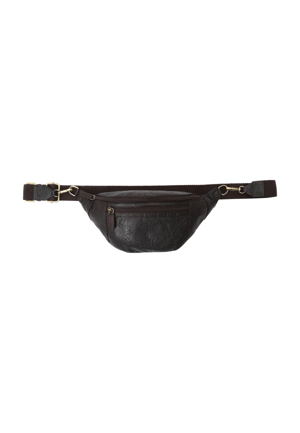 DUNMORE Bauchtasche Reißverschluss Leder