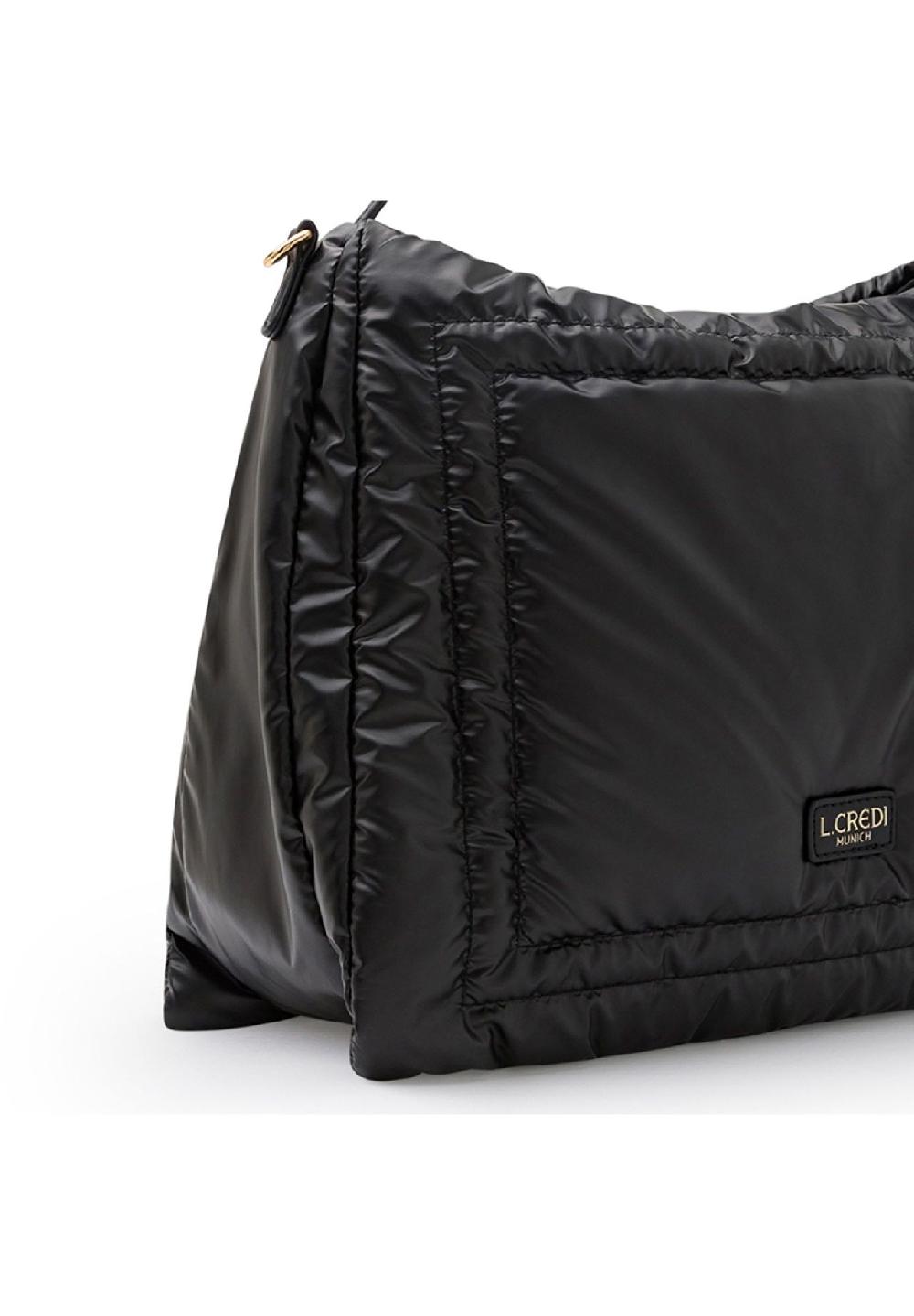 L.CREDI ODINA Henkeltasche Reißverschluss Emblem für Damen Begrenztes Angebot