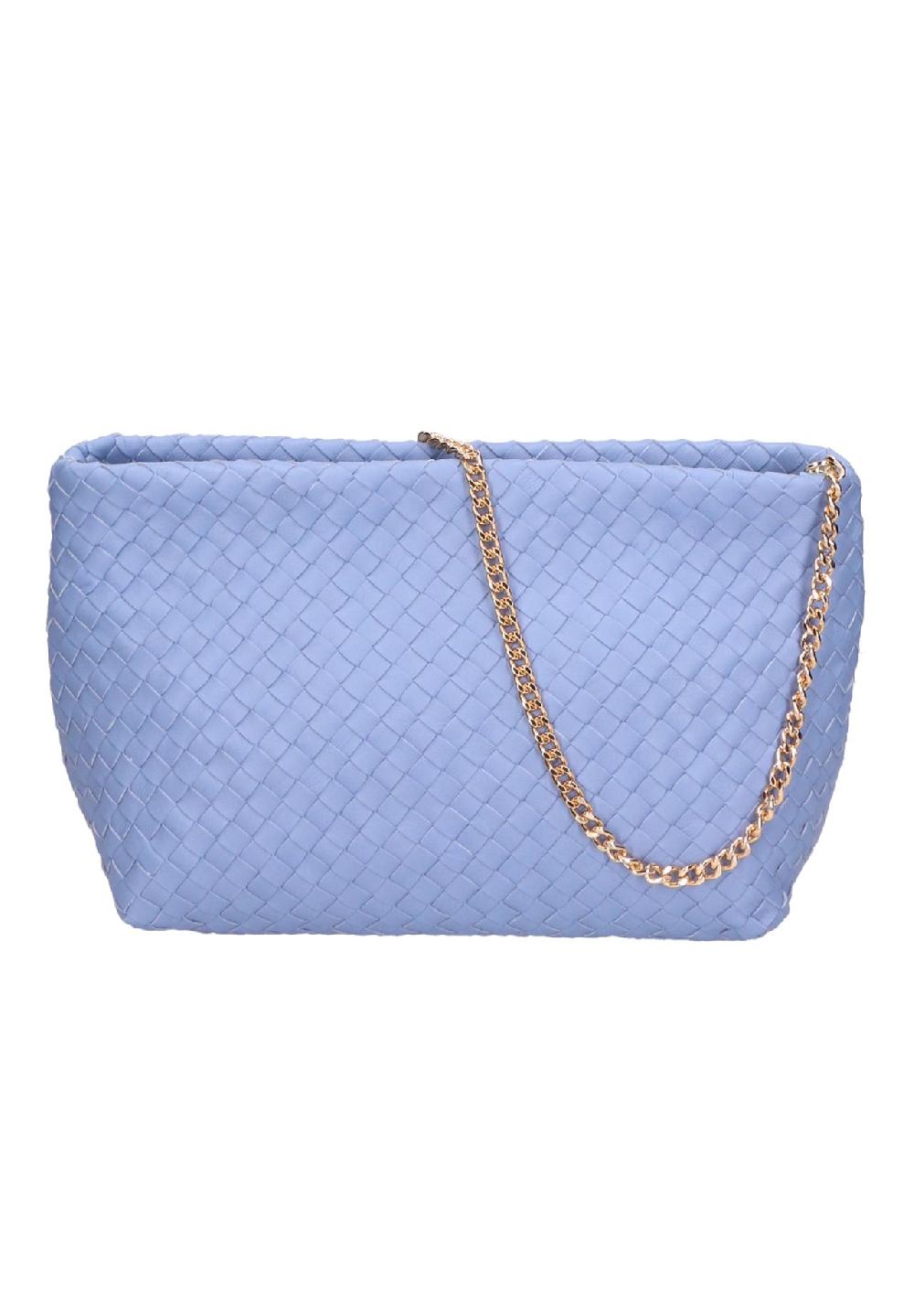 Gave Lux Shultertasche Women's shoulder bag in genuine nappa leather with woven texture. Equipped with removable chain shoulder strap. Handcrafted Italian product. Made in Italy Wochenangebot