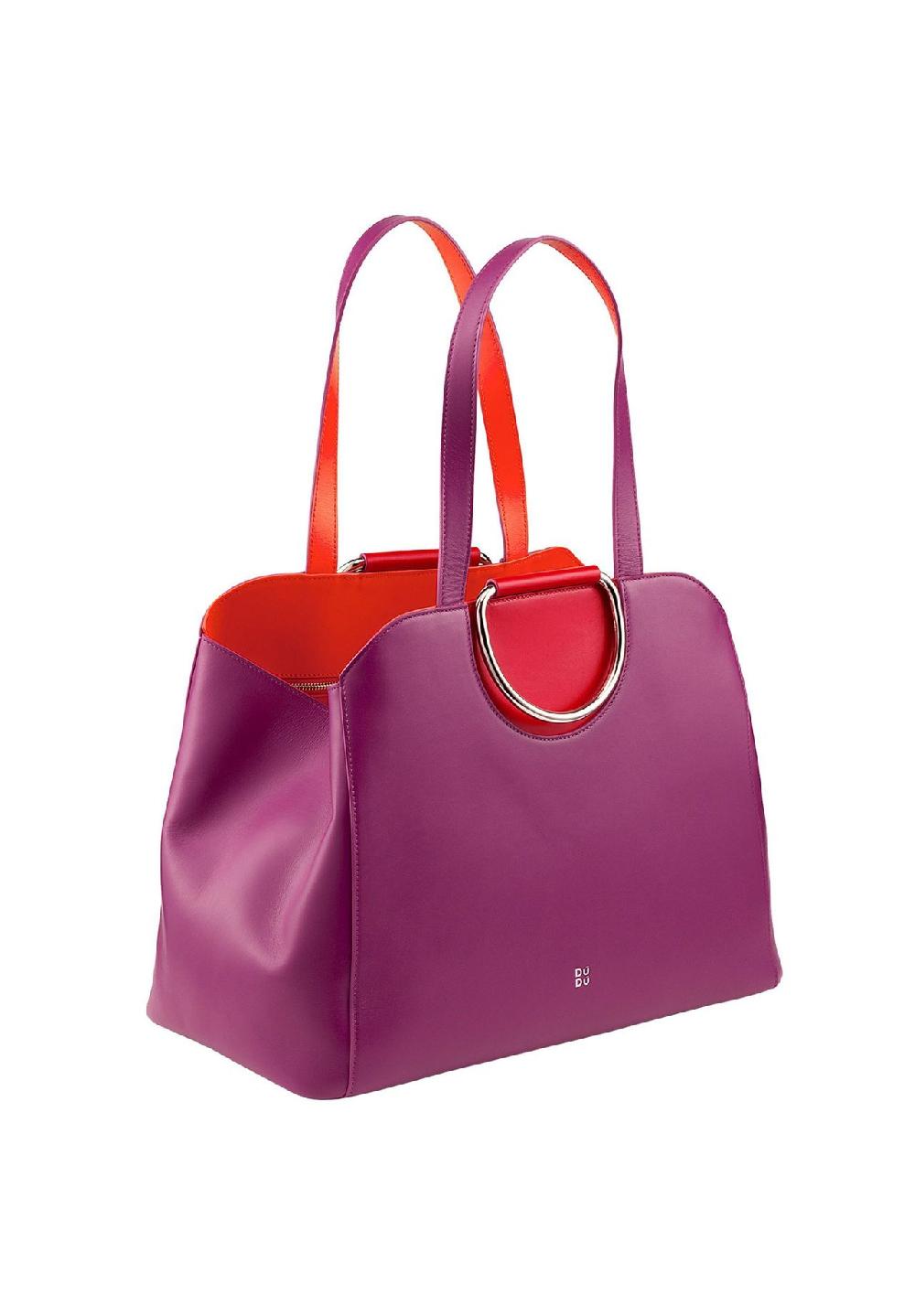 DuDu Shopper Tasche Leder 36 cm Valentinstagsangebot