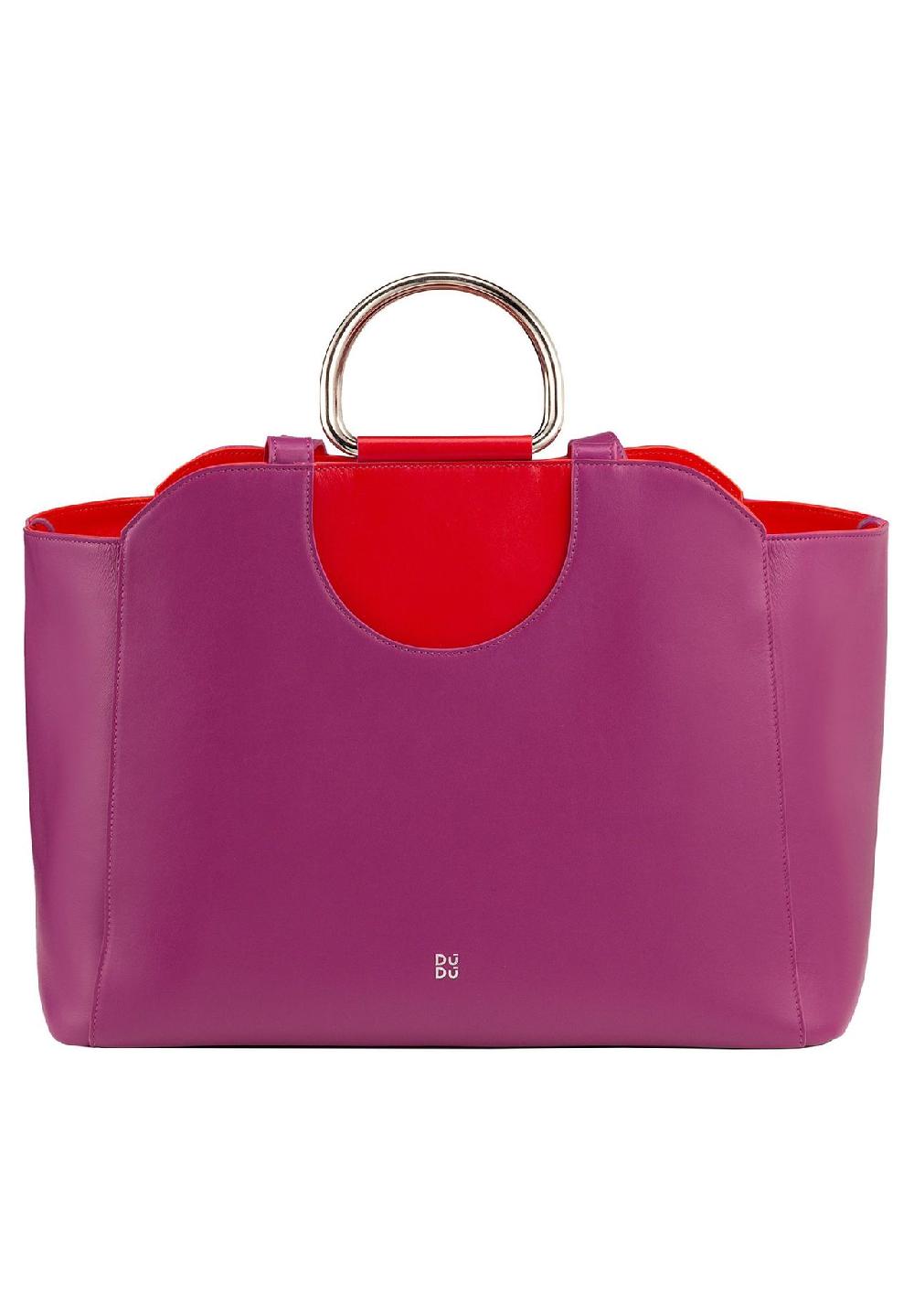 DuDu Shopper Tasche Leder 36 cm Valentinstagsangebot