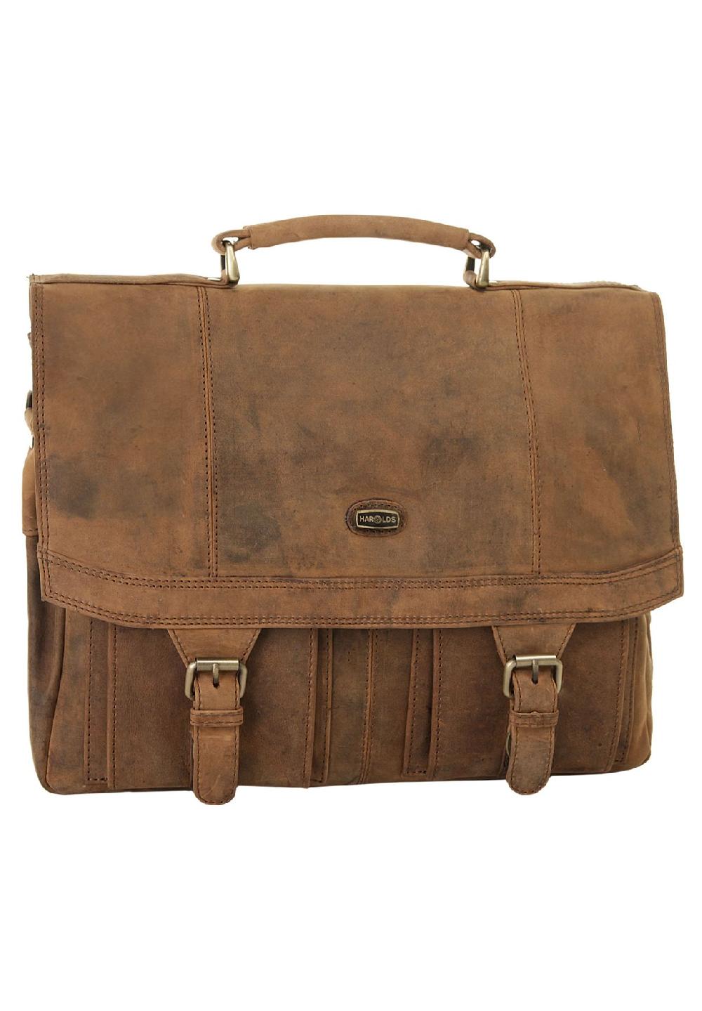 HAROLD'S Antico Antico Aktentasche III Leder 40 cm Nur noch ein Tag übrig