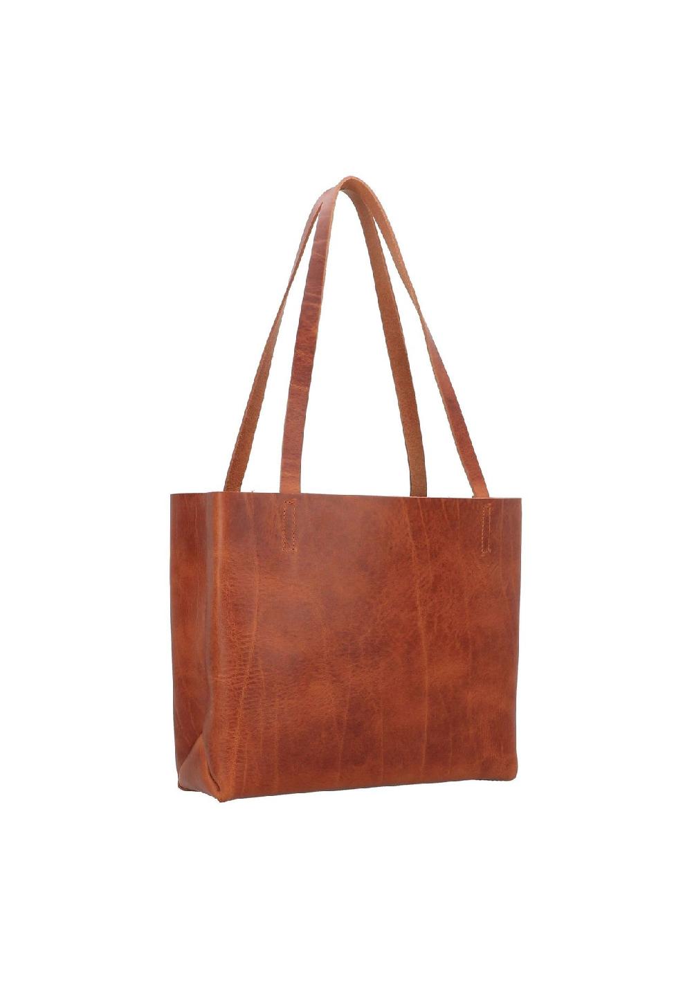HAROLD'S Paperbag Paperbag Schultertasche Leder 32 cm Räumungsverkauf