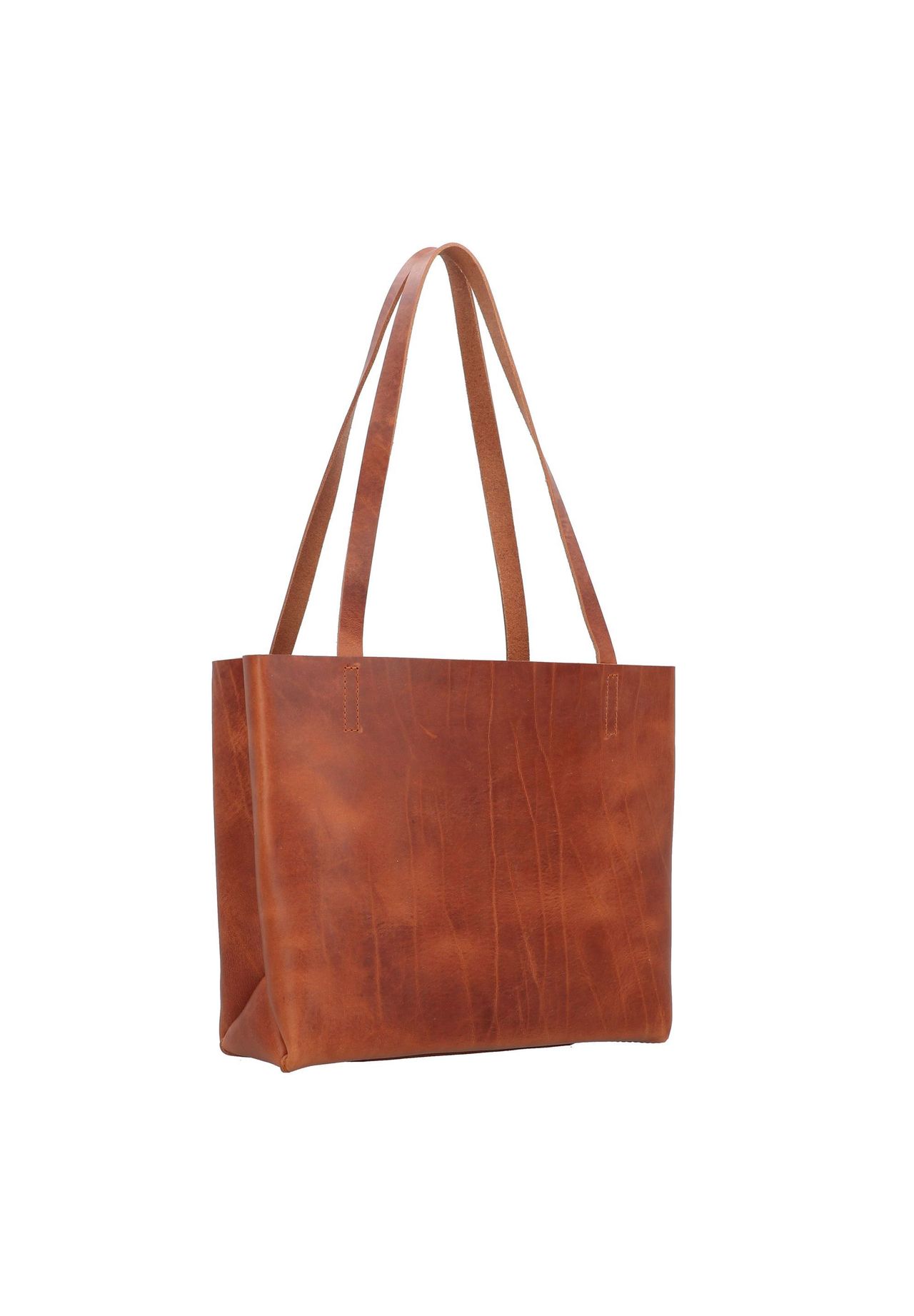 HAROLD'S Paperbag Paperbag Schultertasche Leder 32 cm Räumungsverkauf