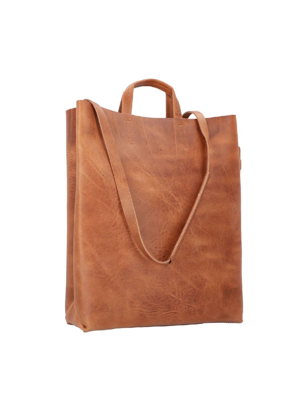 HAROLD'S Paperbag Paperbag Shopper Tasche Leder 33 cm Tägliche Deals