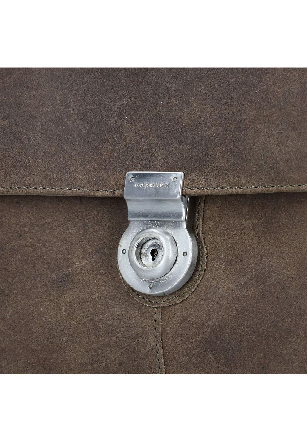HAROLD'S Antico Antico Aktentasche II Leder 40 cm Super Sparpreis