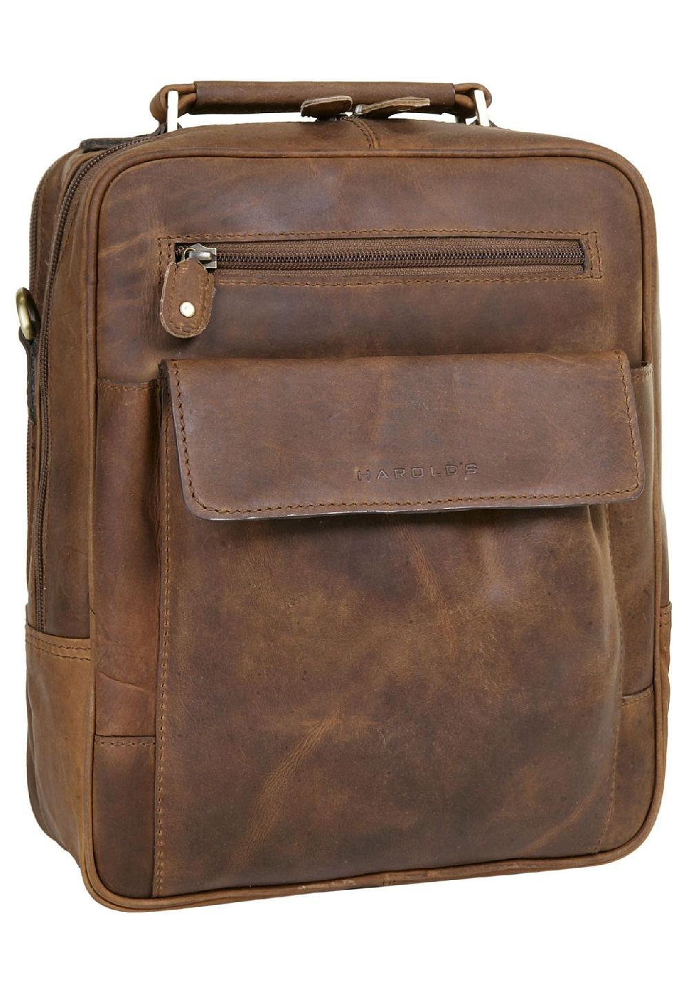 HAROLD'S Antik Flugtasche ANTIK Echt Leder Begrenzte Freigabe