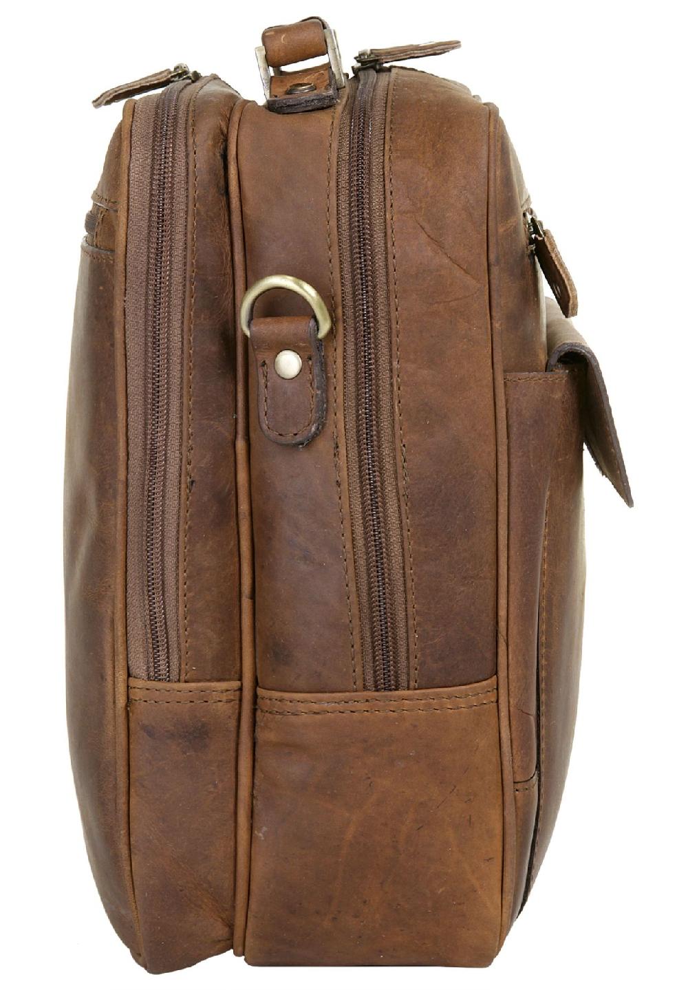HAROLD'S Antik Flugtasche ANTIK Echt Leder Begrenzte Freigabe