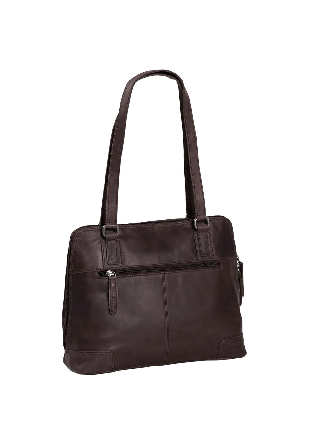 The Chesterfield Brand Wax Pull Up Wax Pull Up Schultertasche Leder 30 cm Laptopfach Blitzangebot