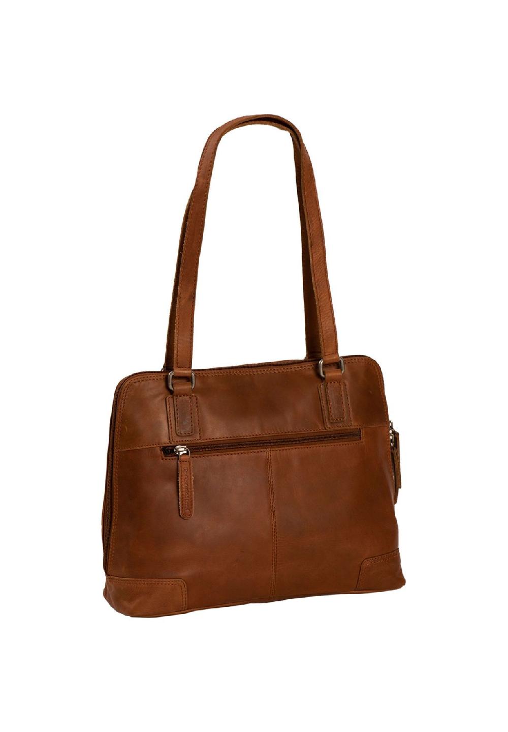 The Chesterfield Brand Wax Pull Up Wax Pull Up Schultertasche Leder 30 cm Laptopfach Große Rabatte