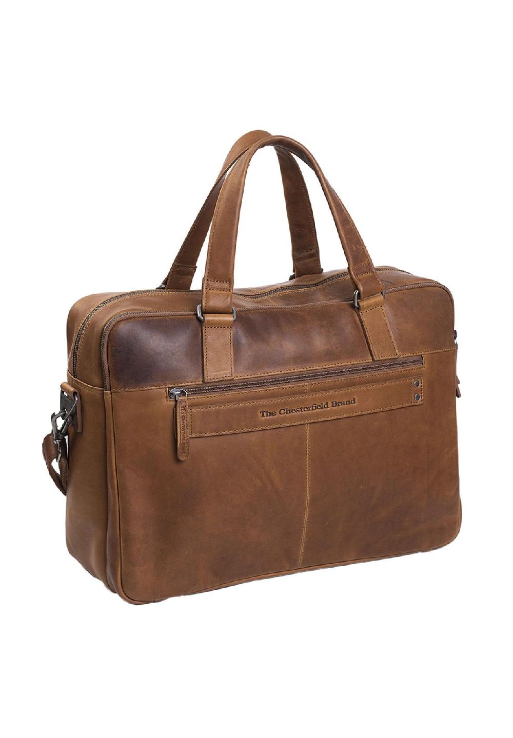 The Chesterfield Brand Wax Pull Up Wax Pull Up Aktentasche Leder 43 cm Laptopfach Letzter Tag