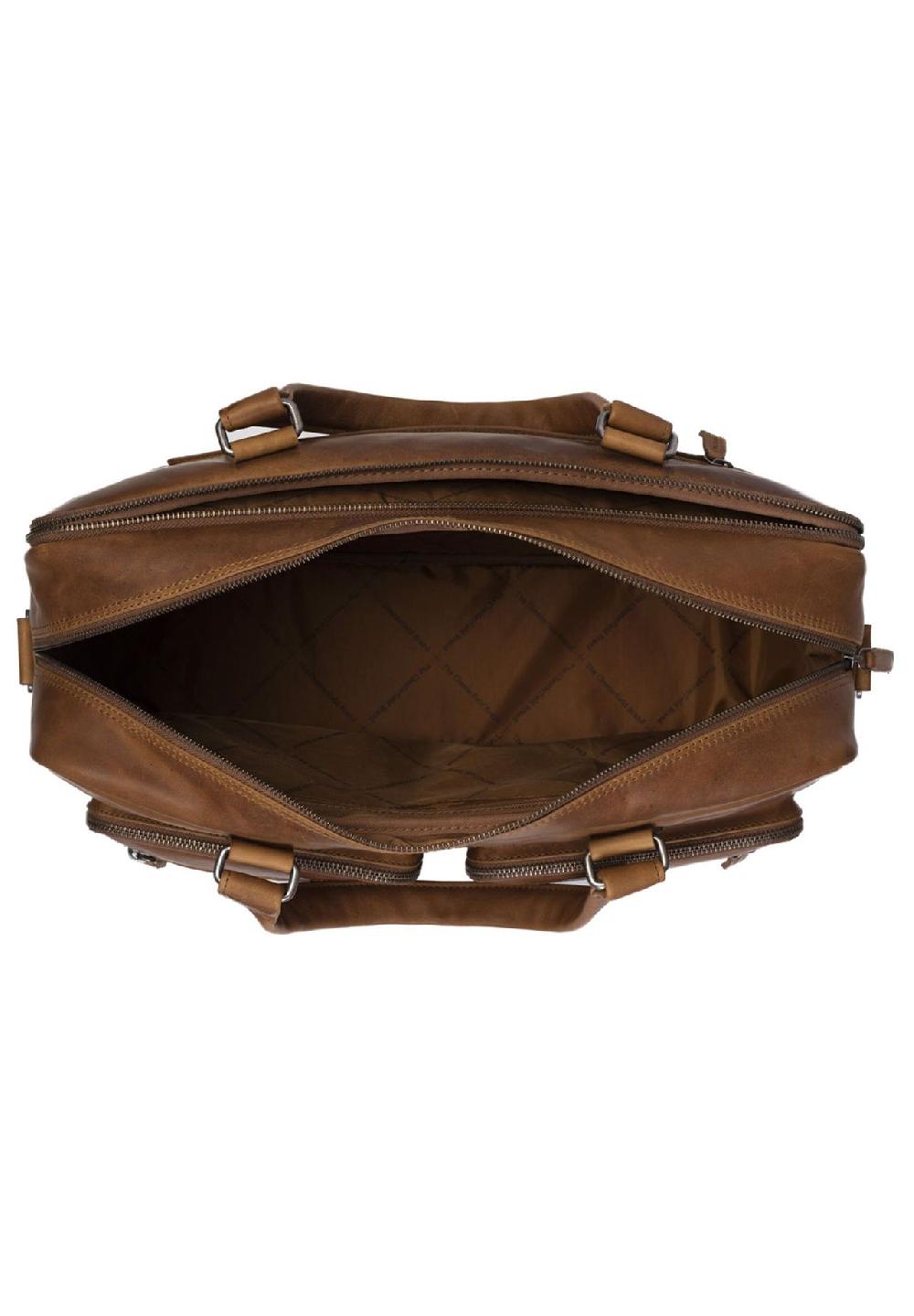 The Chesterfield Brand Wax Pull Up Wax Pull Up Aktentasche Leder 43 cm Laptopfach Letzter Tag