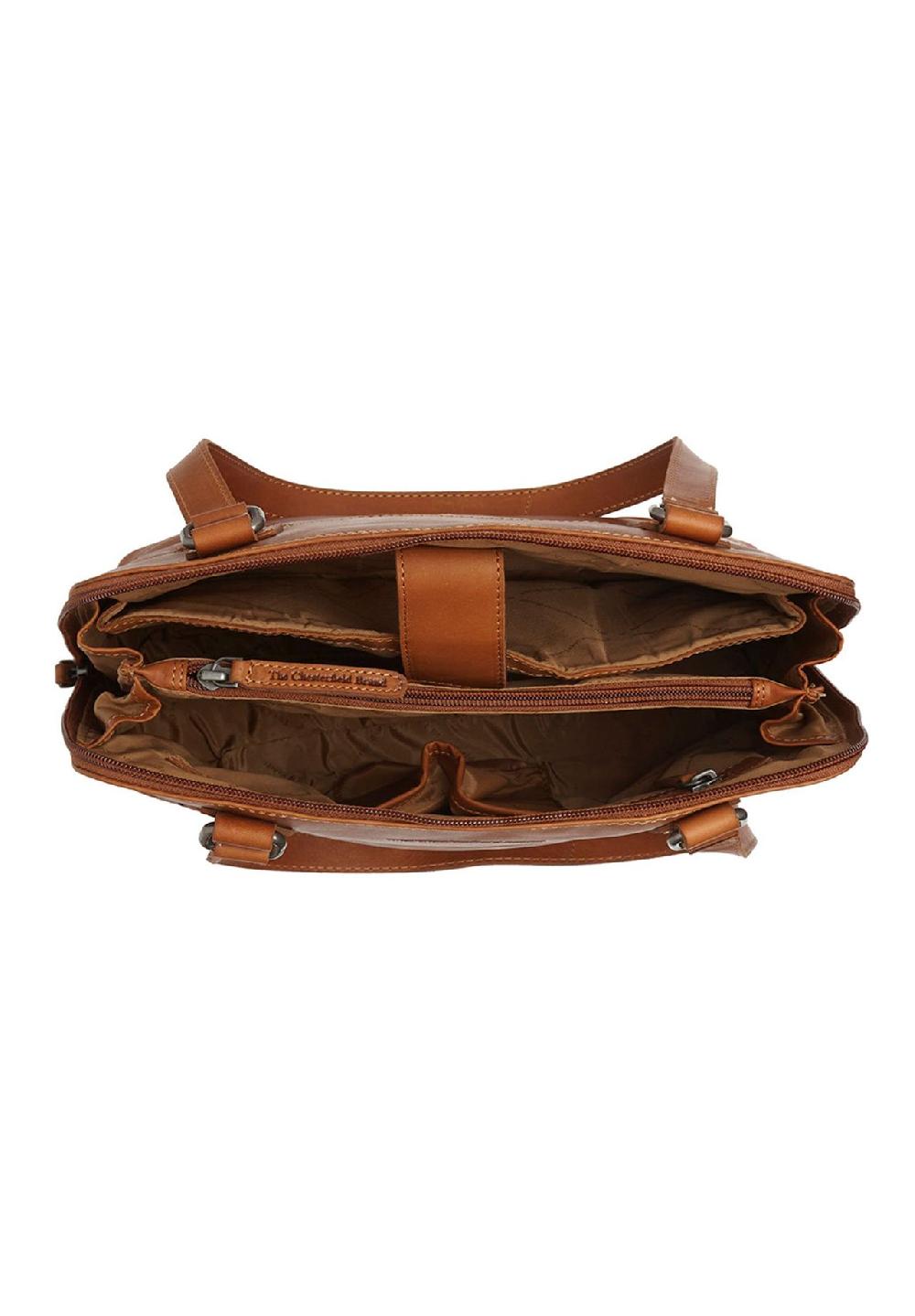 The Chesterfield Brand Belgrado Belgrado Schultertasche Leder 32 cm Laptopfach Riesige Ersparnisse