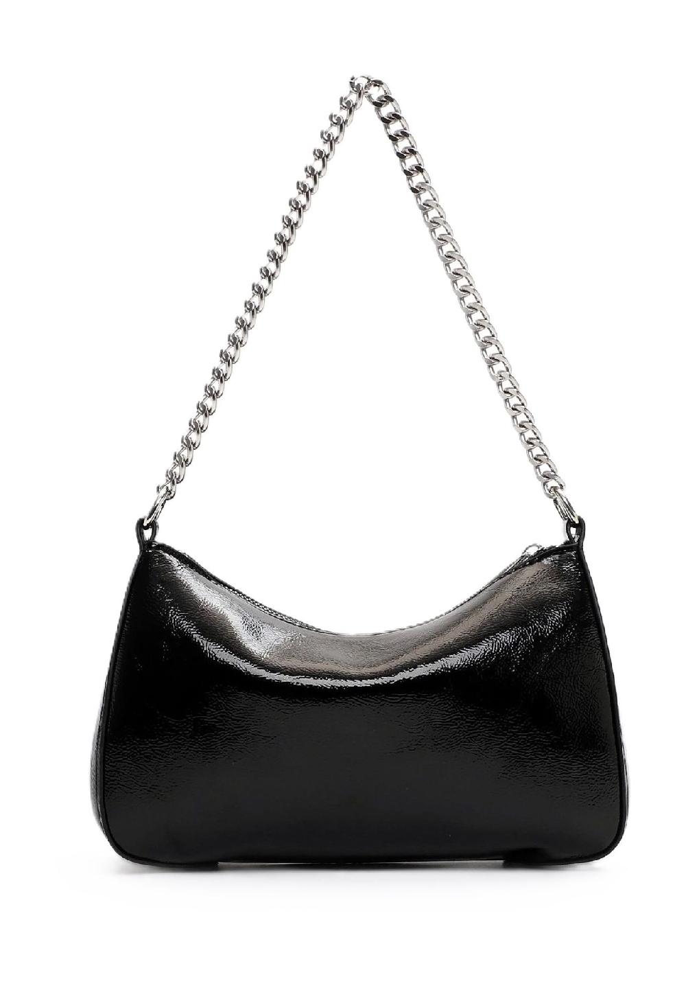 Tamaris Schultertasche "Flaviana" Lack-Optik Reißverschluss für Damen Schlussverkauf