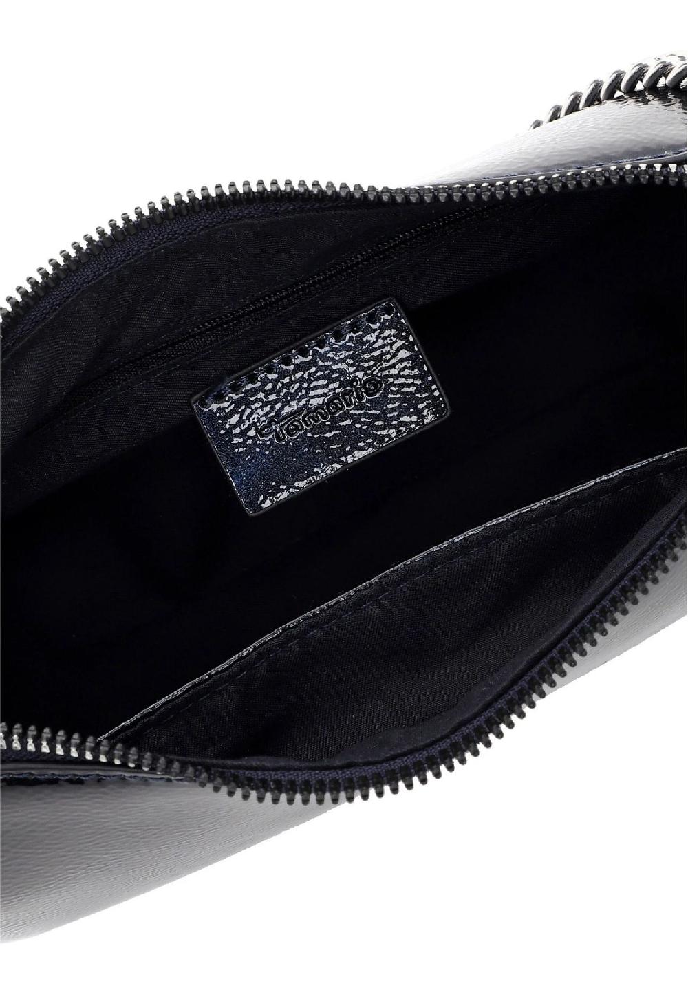 Tamaris Schultertasche "Flaviana" Lack-Optik Reißverschluss für Damen Günstiger Verkauf