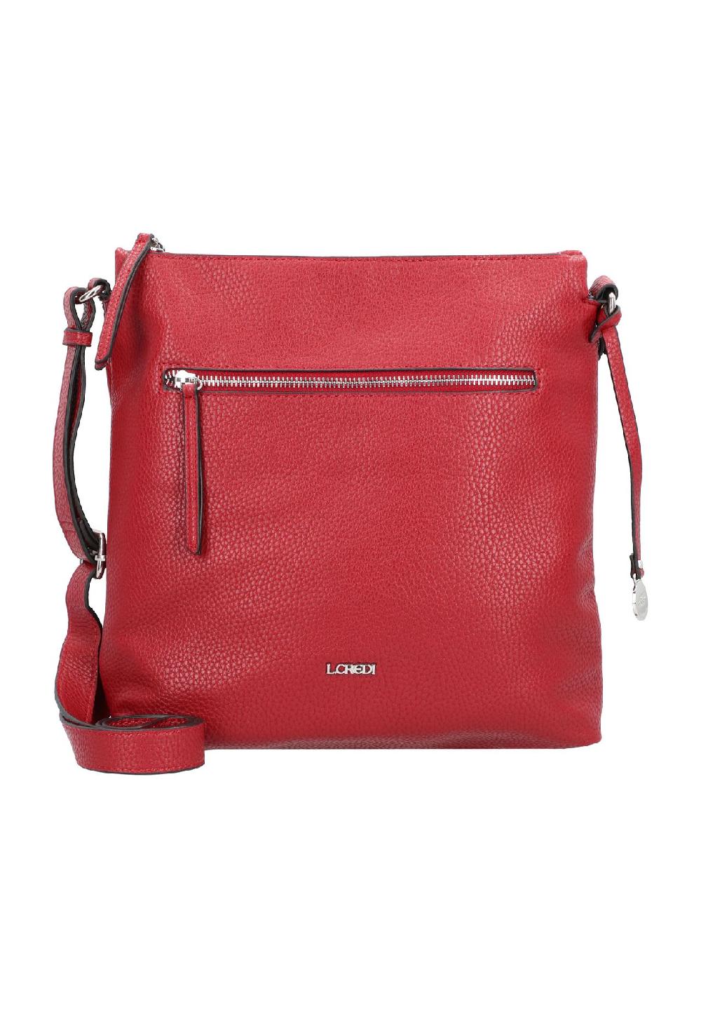 L.CREDI NEW ORLEANS Schultertasche Kunstleder Emblem uni für Damen Fabrik Onlineshop